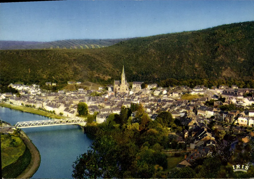 Die Meuse bei Fumay — pittoresche Ardennen — Éditions Iris - Vorderseite