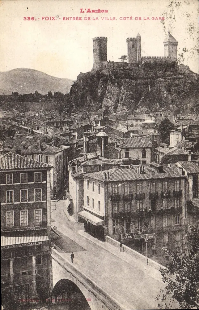 Foix - Eingang zur Stadt, Seite der Station — L'Arièon, n° 336 - Vorderseite