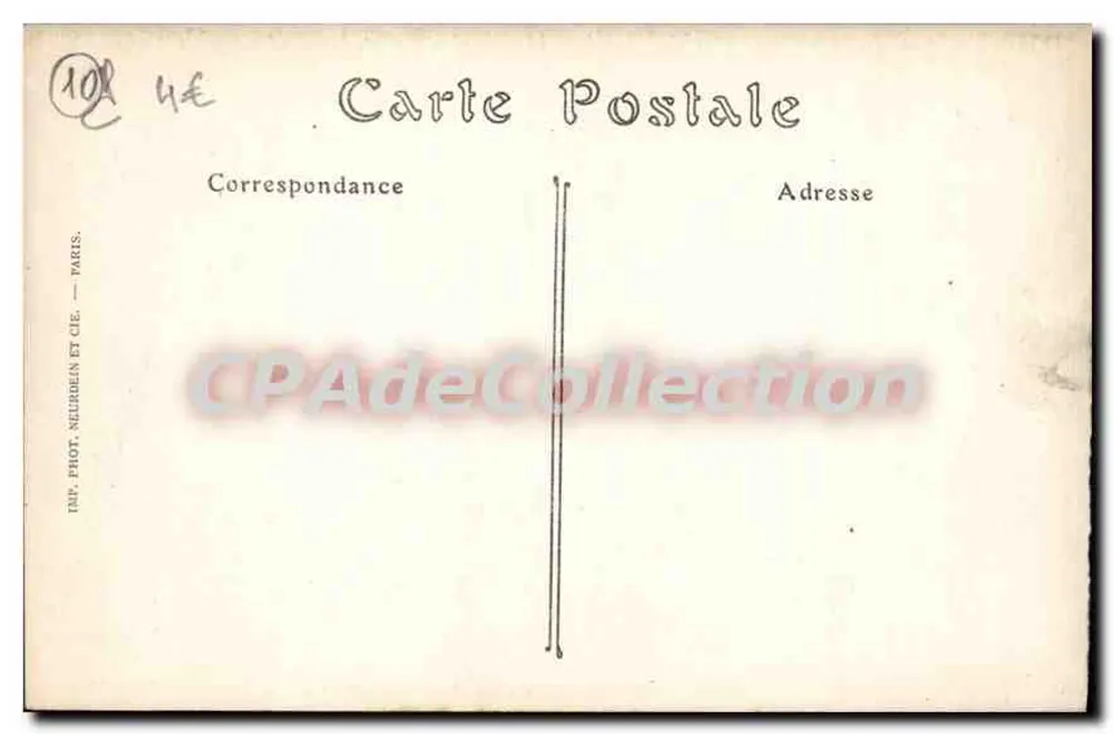 Troyes — allgemeine Ansicht vom Madeleine — ND. Phot. - Rückseite