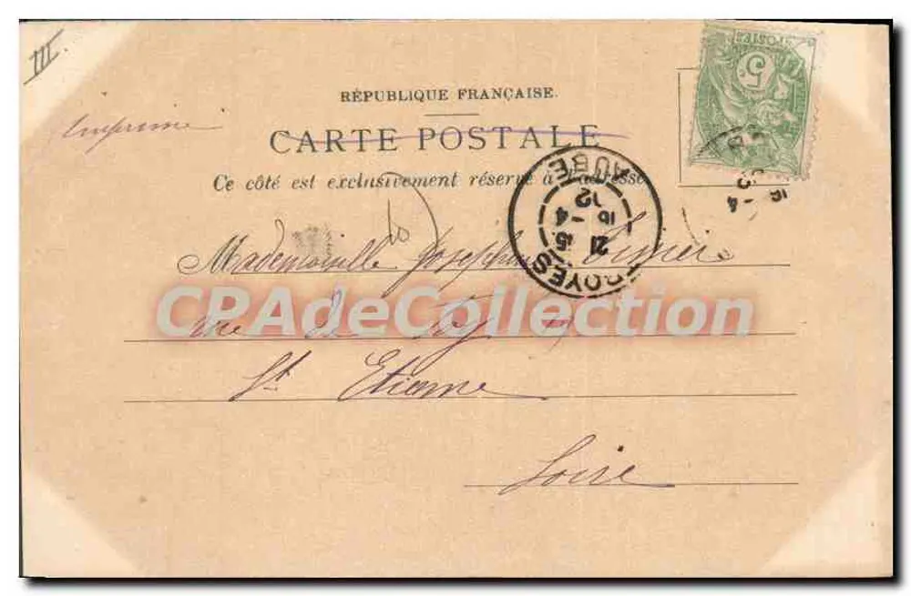 Ponte de dois Liards — Troyes — J. S. T. No. 18 - Verso
