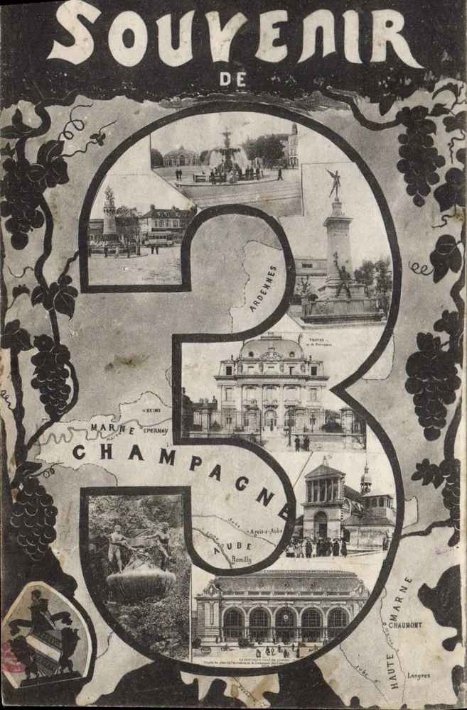 Champagne — Lembrete de Champagne — Editor desconhecido, número de série não visível - Frente
