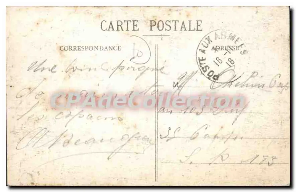 Champagne — Lembrete de Champagne — Editor desconhecido, número de série não visível - Verso