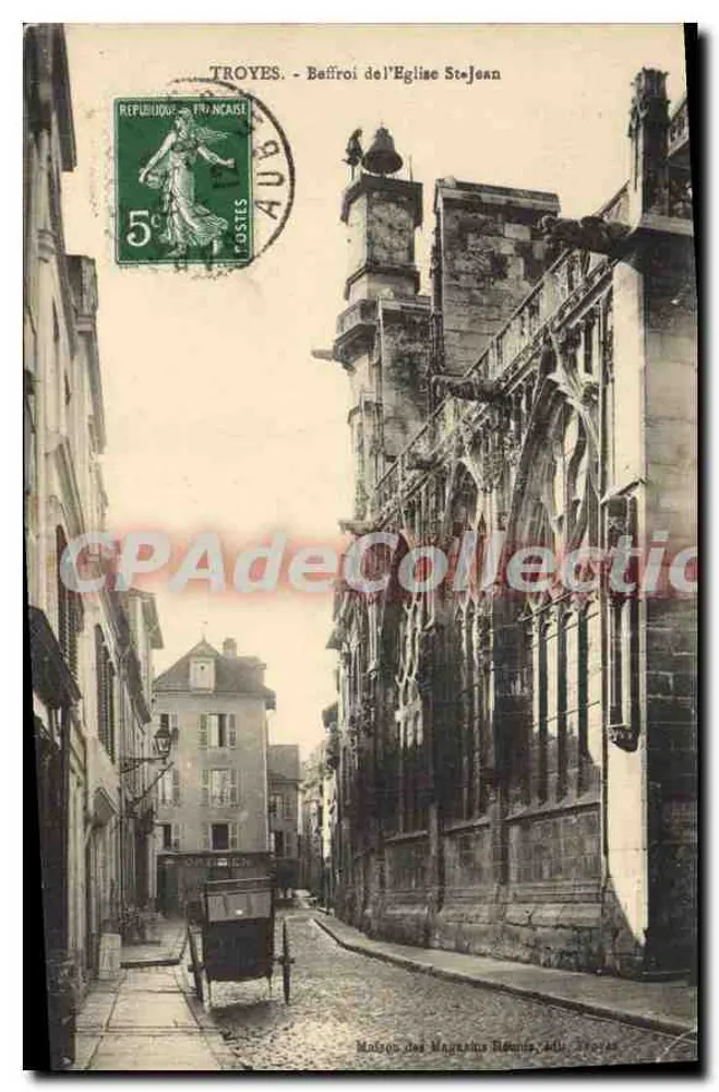 Troyes - Bâtiroi da Igreja de São João — Maison des Magistrats Réunis, editor não identificado - Frente