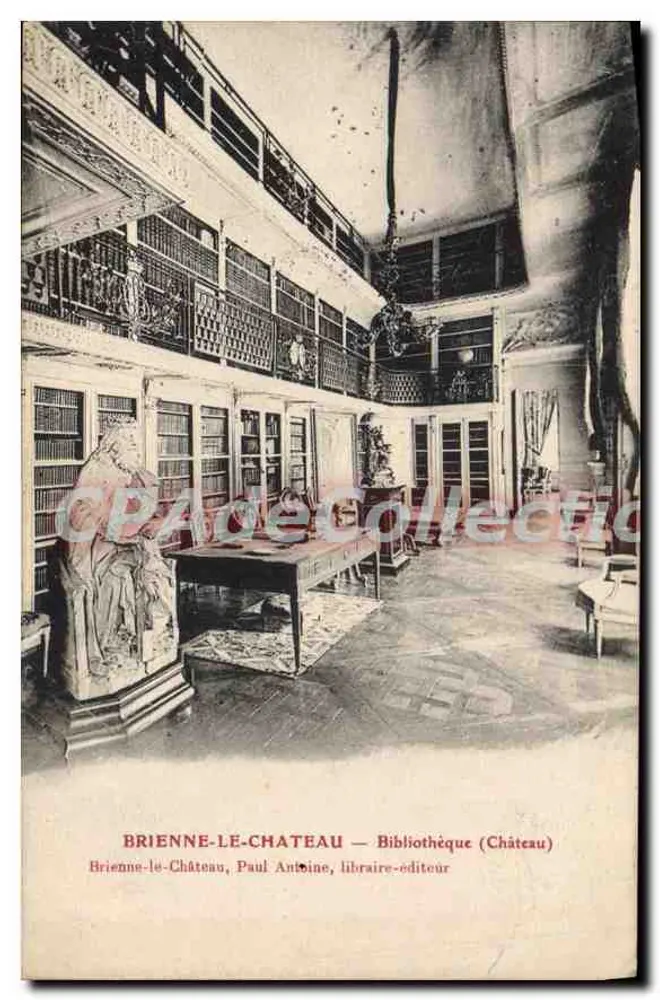 Brienne-le-Château — Biblioteca (Castelo) — Paul Antoine, livreiro-editor - Frente