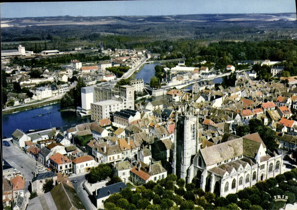 Nogent-sur-Seine (Aube) — Luftbild — Éditions 'La Circone' - Vorderseite