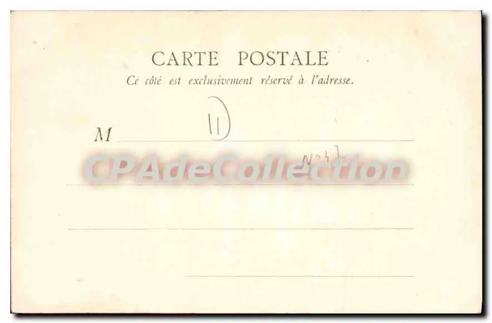 Couvent Notre-Dame — Carcassonne — Dortoir — Pensionnat - Verso