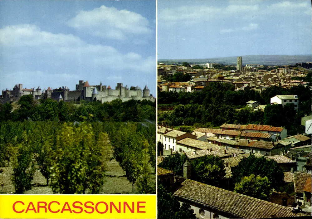 Carcassonne — Algemene uitzicht en de Stad — Uitgaven LA CIGOCNE - Voorkant