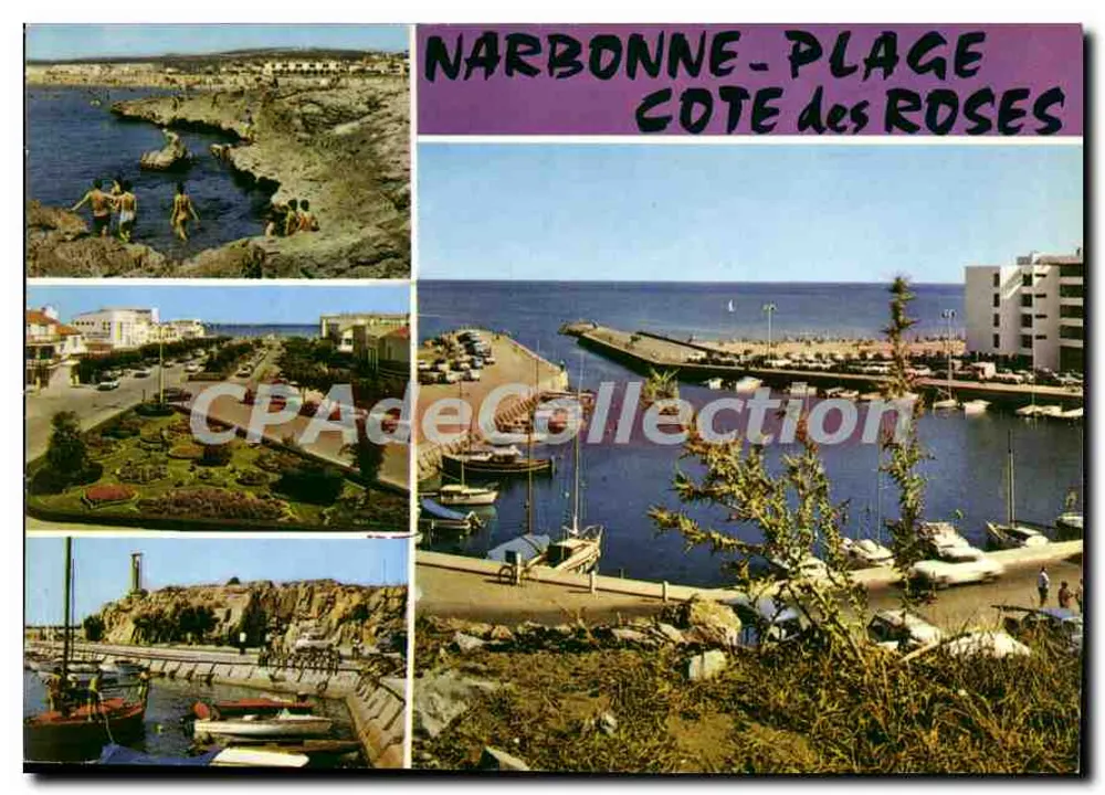 NARBONNE-PLAGE - CÔTE DES ROSES — CAP - THÉOAC Éditions Réunies, n° 54 D - Frente