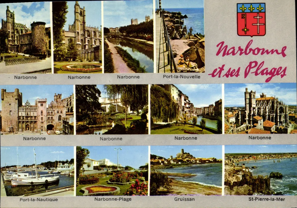 Narbonne e suas Praias — Théo Jac Éditions Reunies - Frente