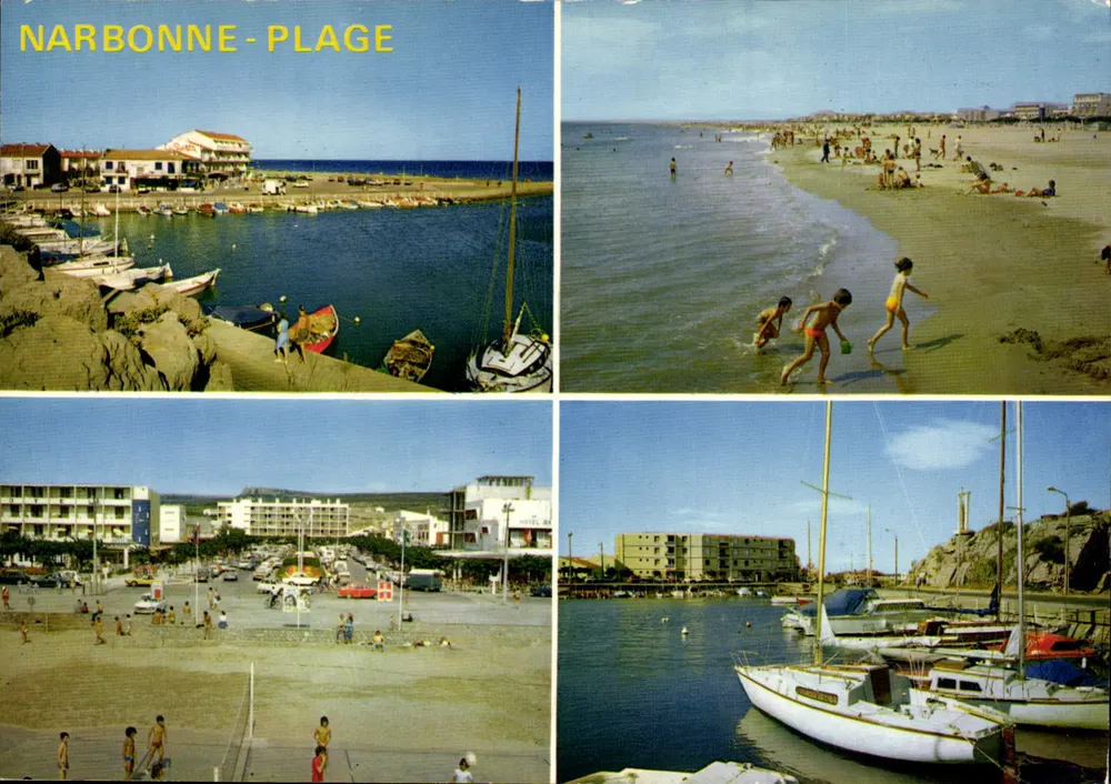 NARBONNE-PLAGE — vista panorâmica — Edições LA CICOGNE, n° 11.262.60 - Frente