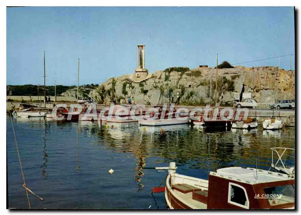 Narbonne Plage (Aude) — O porto — Edições « La Cigogne » - Frente