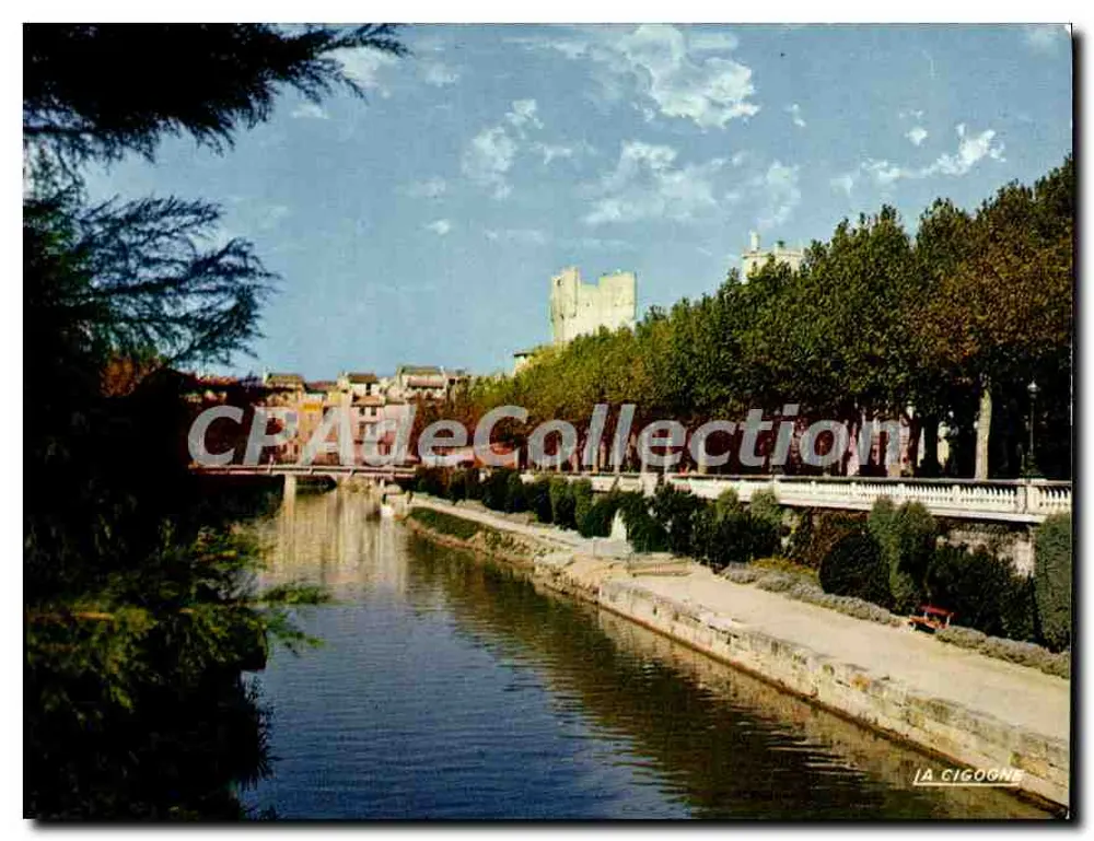 Canale della Robine — Narbonne (Aude) — Edizioni Hachette - Recto