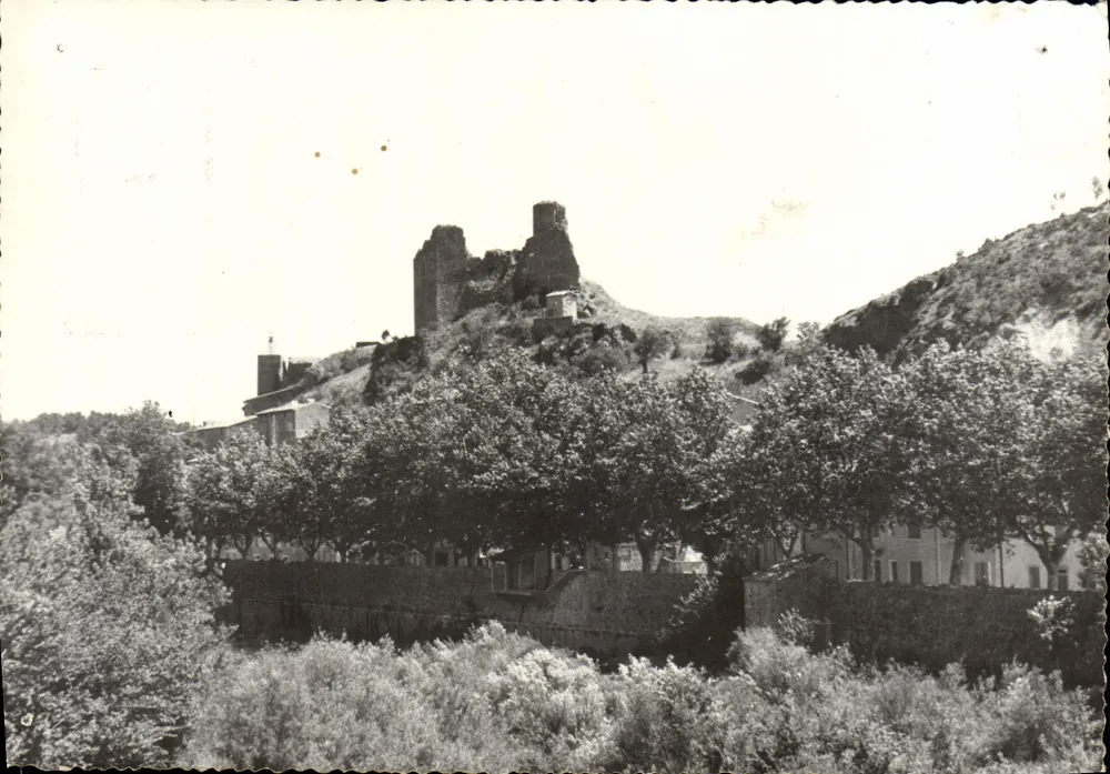 Schloss Montmarin — Blick auf das Schloss — L'Aude Touristique - Vorderseite