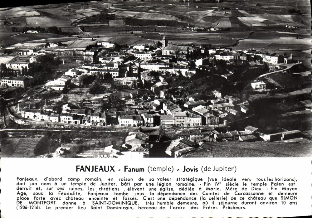 Fanjeaux - Fanum (Tempel) - Jovis (von Jupiter) - Vorderseite