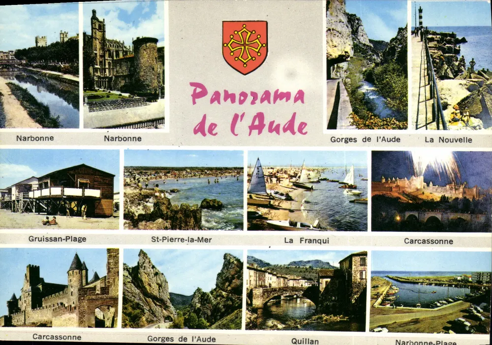 Panorama da Aude — 11/142 — Éditions Modéras, Limoges - Frente
