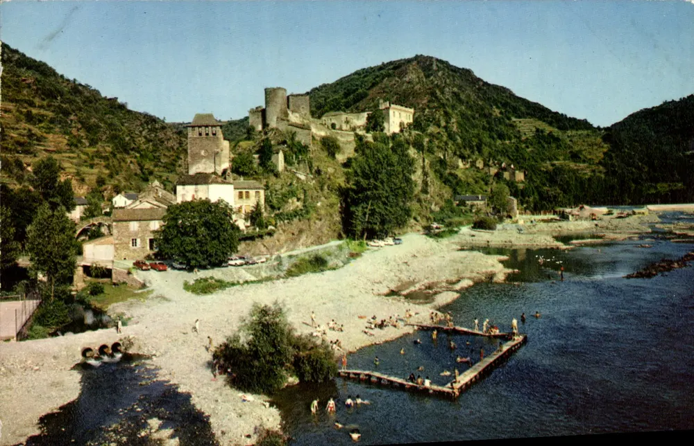 Brousse-le-Château — Vista generale e la nuotata — Edizioni Diplome Mexichrome - Recto