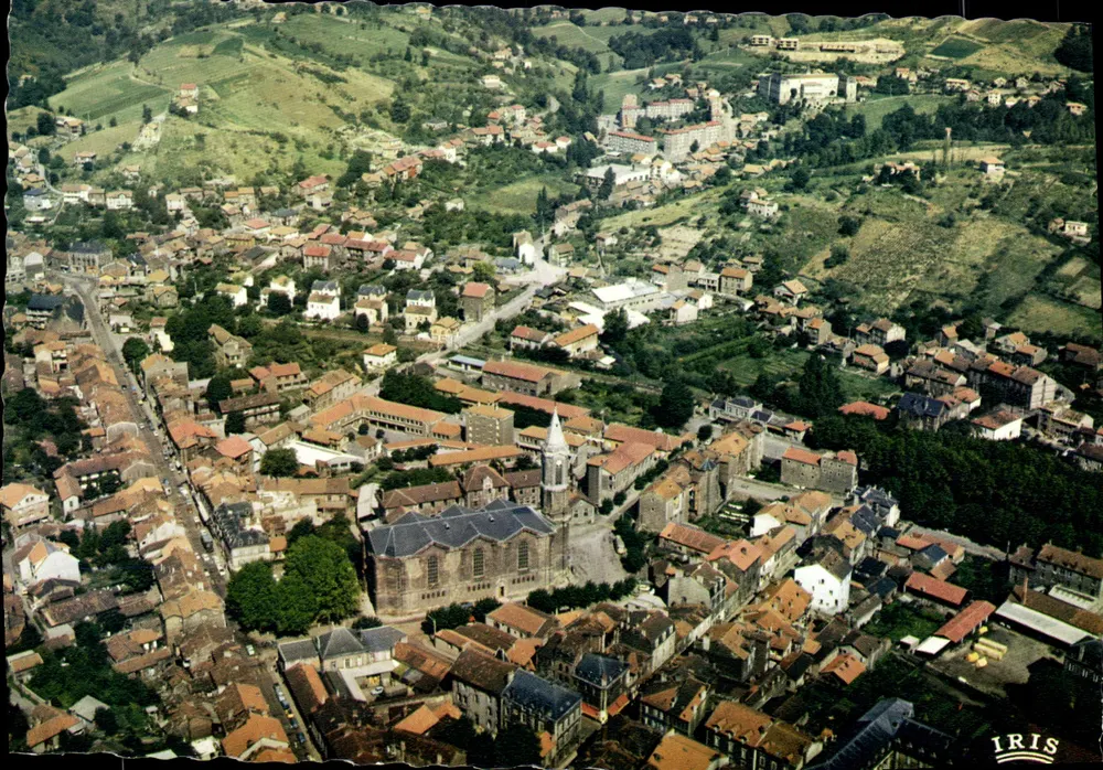 Decazeville (Aveyron) — Vista generale aerea — Edizioni « Théojac » - Recto