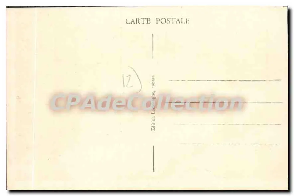 Entraigues (Aveyron) — Der Schloss und Val de Saure am Lot — Edition Lacaigue, n°1 - Rückseite