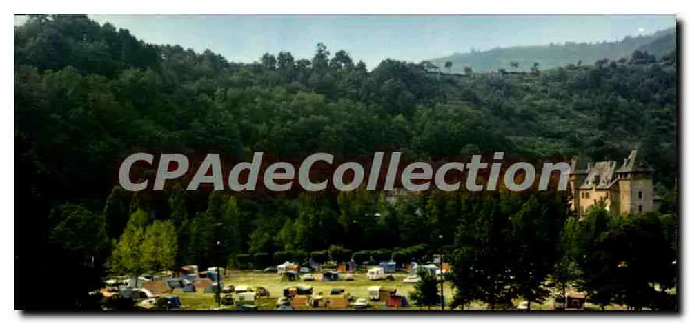 Entraygues la Jolie (Aveyron) — Der Campingplatz und das Schloss — IRIS, n°39 - Vorderseite
