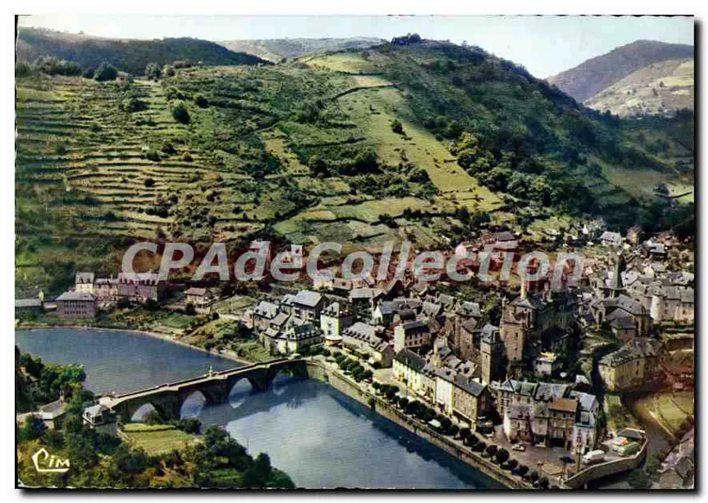 Estaining (Aveyron) — Vista geral aérea — Impressor CIM - Frente