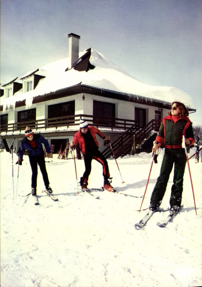 Laguiole (Aveyron) — Die Skipisten von Bouyssou — Edition IRIS - Vorderseite