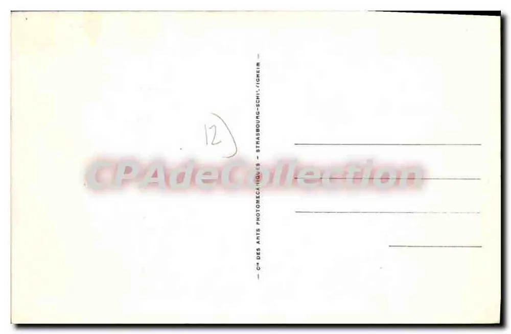 Rodez — Vista geral — Cie des Arts Photographiques - Strasbourg - Verso