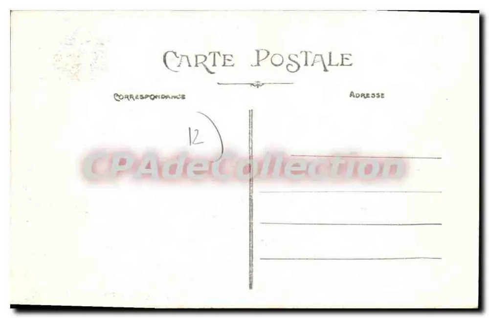 Rodez (Aveyron) — vista panorâmica com viaduto e trem — editor desconhecido, n° 15 - Verso