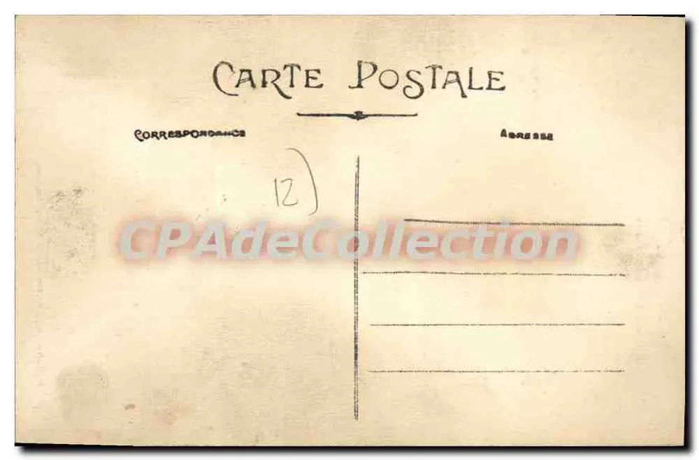 Rodez (Aveyron) — Igreja de São Amândio — D. Malzac, editor, 12, rua Nova, Rodez Aveyron - Verso