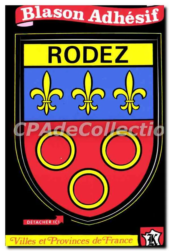 Rodez — Klebeemblem — KROMA - Vorderseite