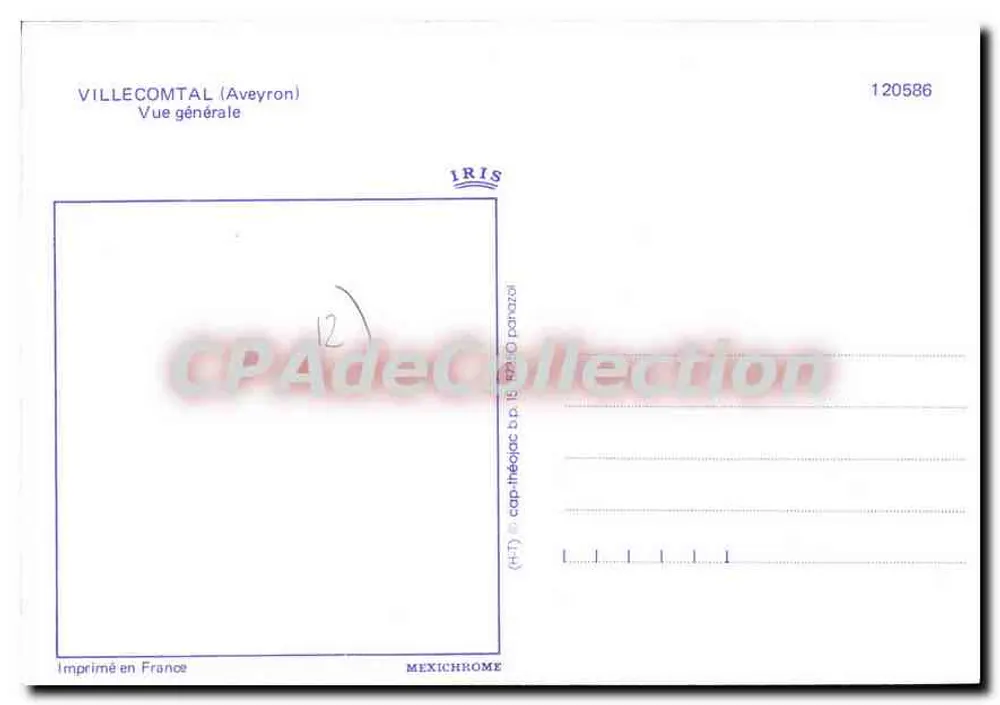 Villecomtal (Aveyron) — Widok ogólny — IRIS 120586 - Rewers