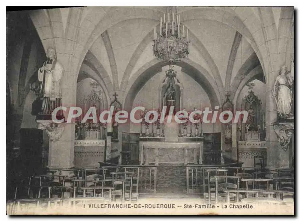 Villefranche-de-Rouergue — Ste-Famille — Die Kapelle - Vorderseite