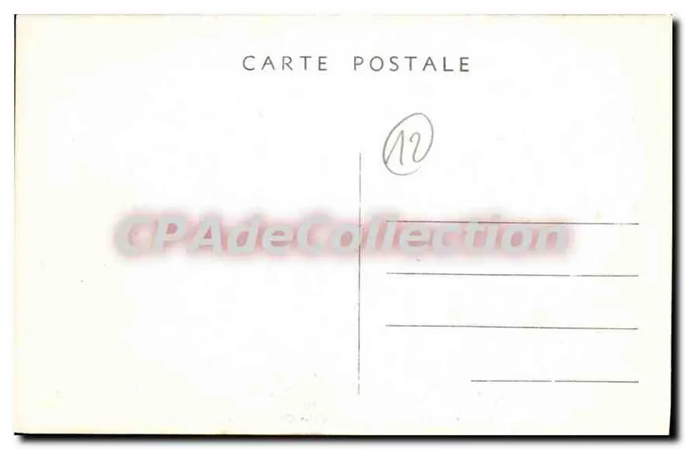 Camp du Larzac — Offiziersquartiere — CBAdeCollection - Rückseite