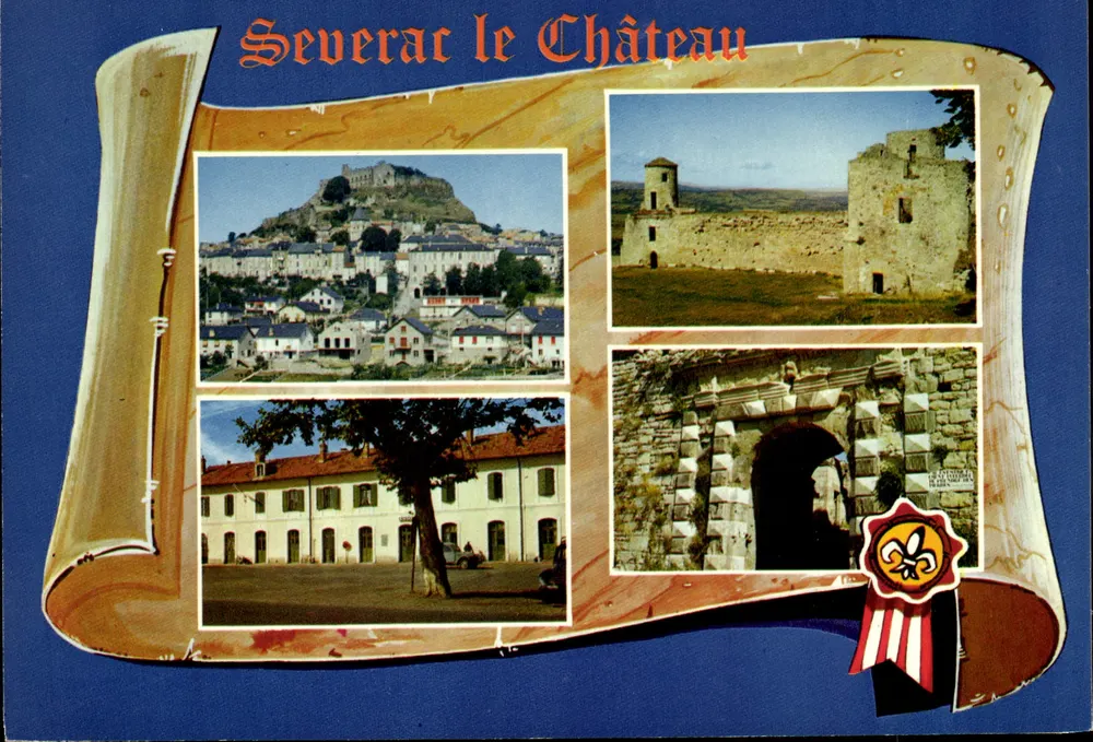 Sévérac le Château — Diversos Aspectos — Edições LA CIGOGNE, Bordeaux - Frente