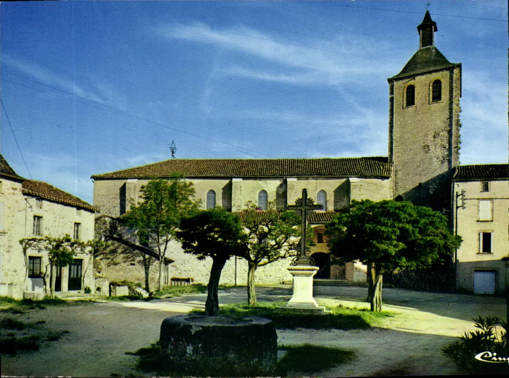 Peyrusse-le-Roc — Die Kirche, Die Place des 13 Vents — Drucker Combier & France - Vorderseite