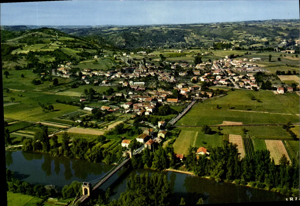 Livinhac-le-Haut — Die Ufer des Lot — IRIS MEXICHROME - Vorderseite