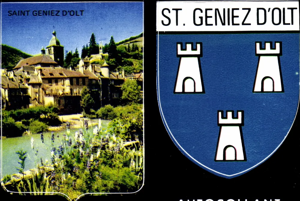 Saint-Geniez-d'Olt — vista geral — (N-T) Edições Larrieu, Toulouse - Frente