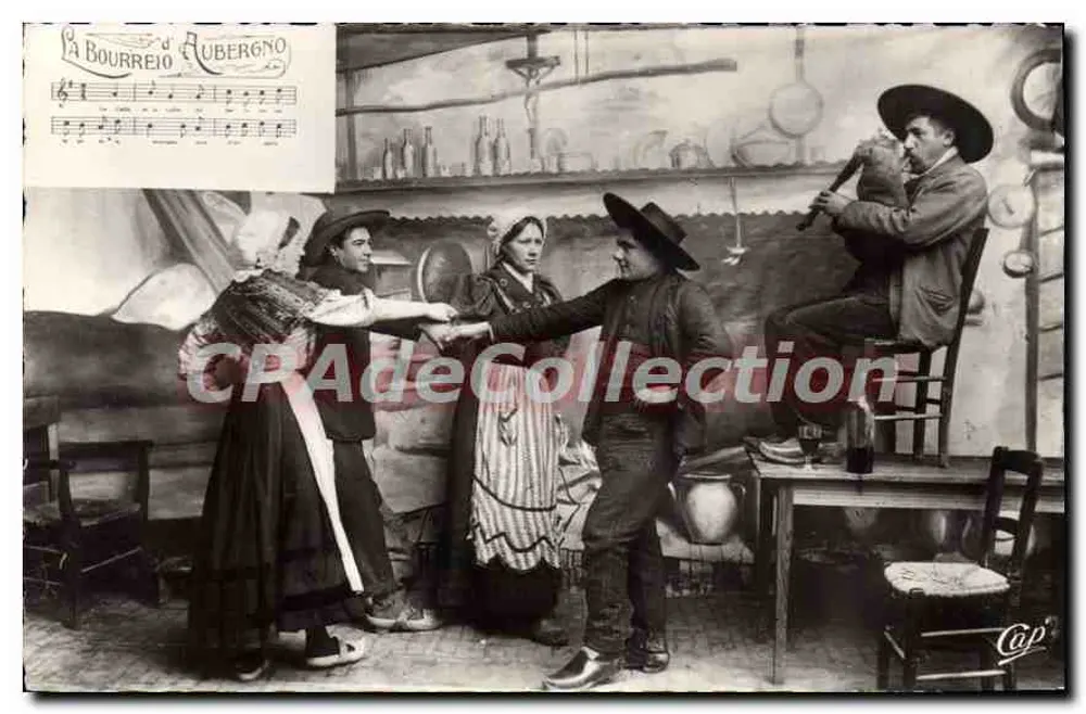 Cena de vida — A Dança da Auvergne — Cap, n° 62 - Frente