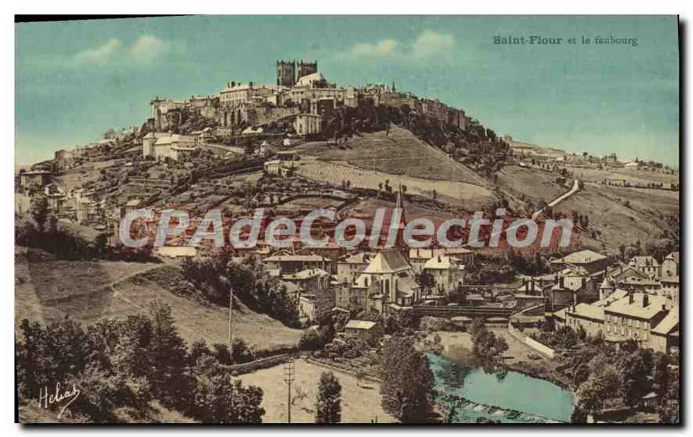 Saint-Flour et le faubourg — vue panoramique — Éditions « HELLIAS » - आगे