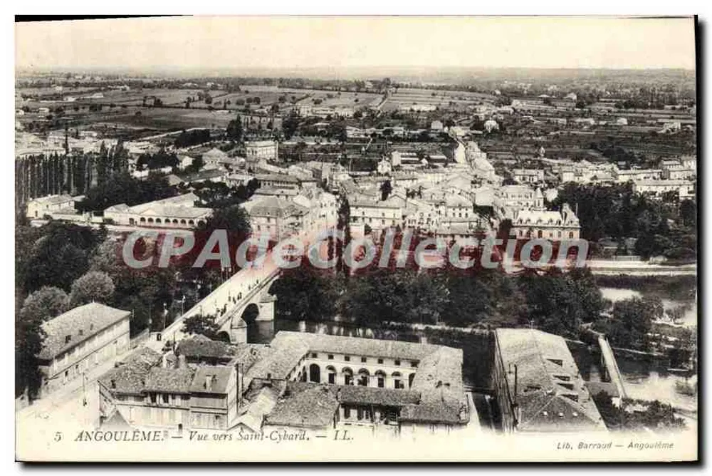 Angoulême — Vista para Saint-Cybard — Lib. Barraoul — n°5 - Frente