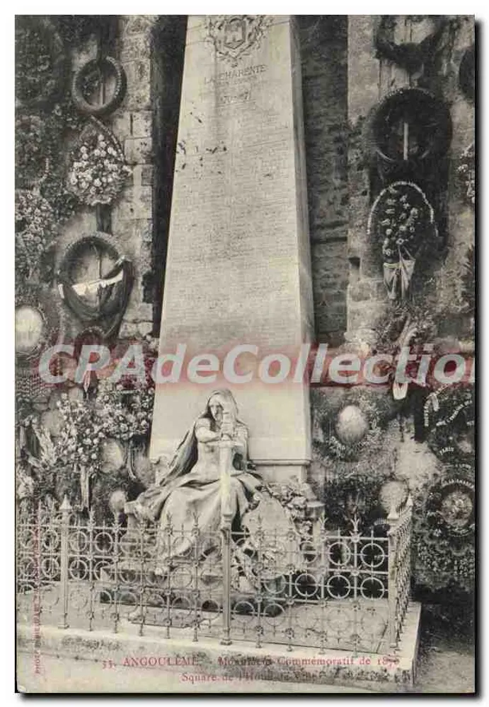 Angoulême — Monumento conmemorativo de 1870 — Plaza de la Iglesia - Anverso
