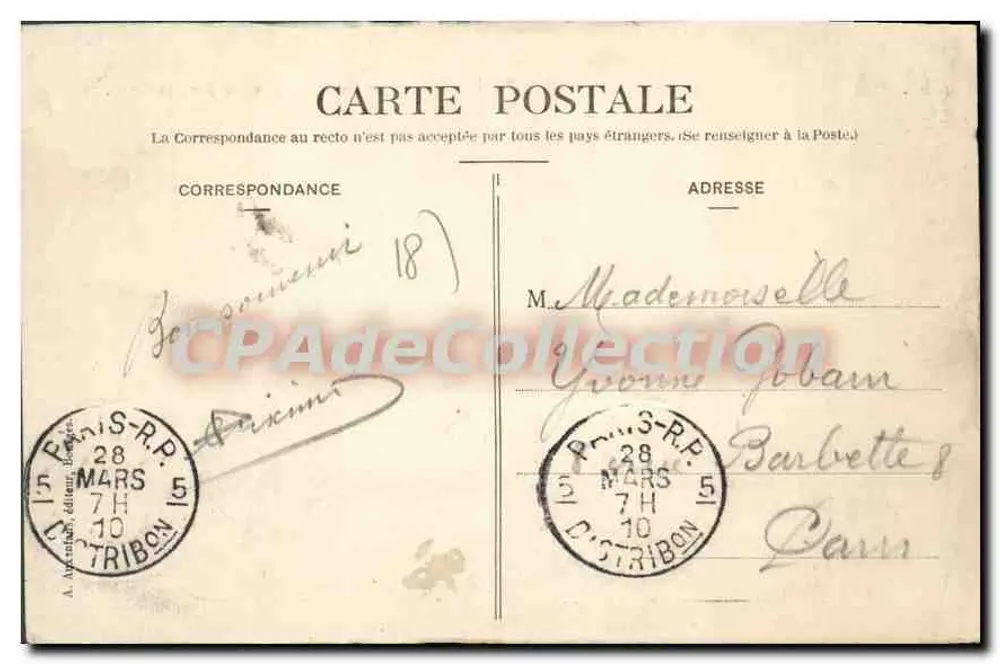 Bourges - Vista Geral, tirada de Jacques-Cœur - Verso