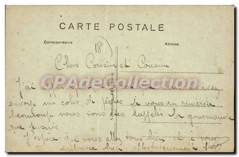 VIERZON (Cher) — O Ponte sobre o Canal — A. P. - Verso