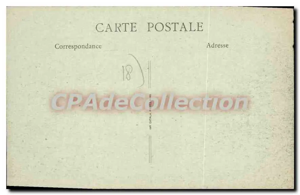 Saint-Amand-Montrond — Römische Ruinen — Verlag: Charles Bourgogne, n° 140 - Rückseite