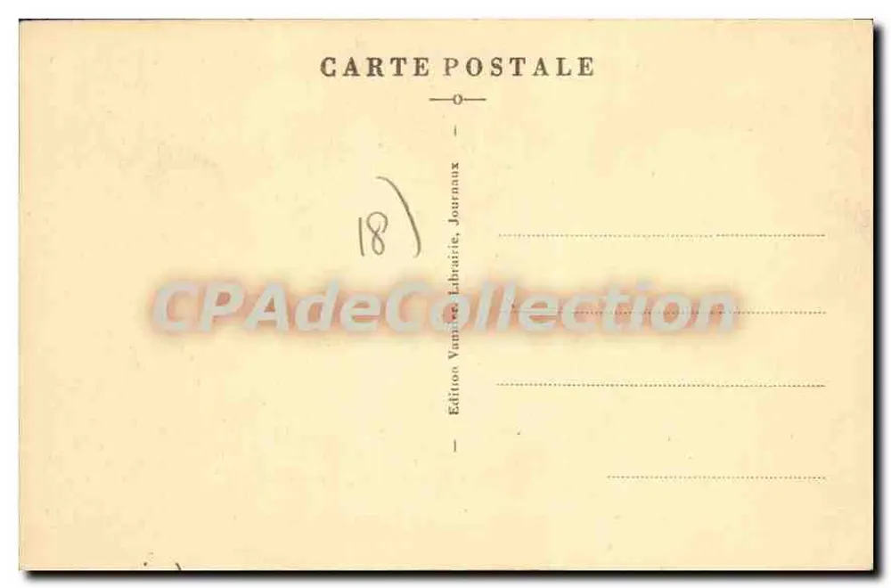 Aubigny-sur-Nère (Cher) — Vieja Casa, Rue Bourg-Coutant — Edición Vamieux, Periódicos - Reverso