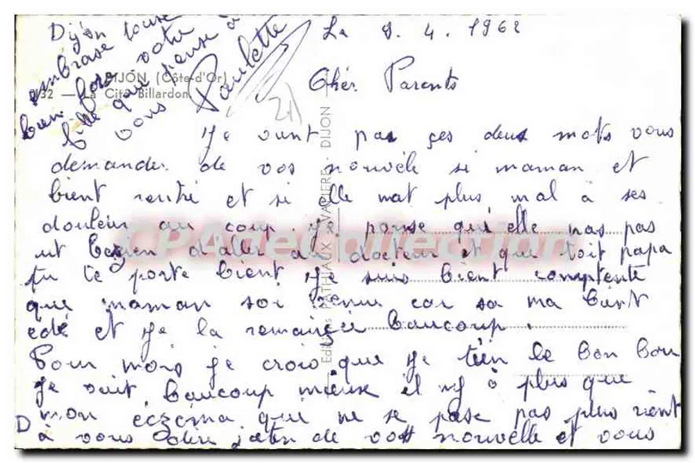 Hotel de la Cité-Billardon — Dijon, Côte-d'Or — editor Pat - Verso