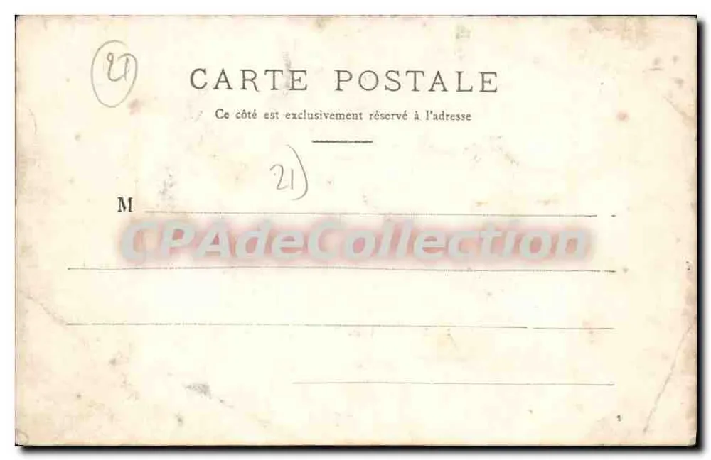 Dijon — Place de la République — editor desconhecido, n° 55 - Verso