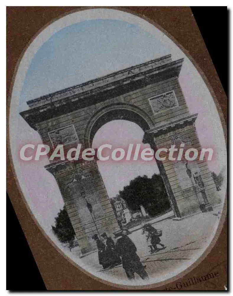 Arco do Triunfo — Paris — Editor L. Guillaume - Frente