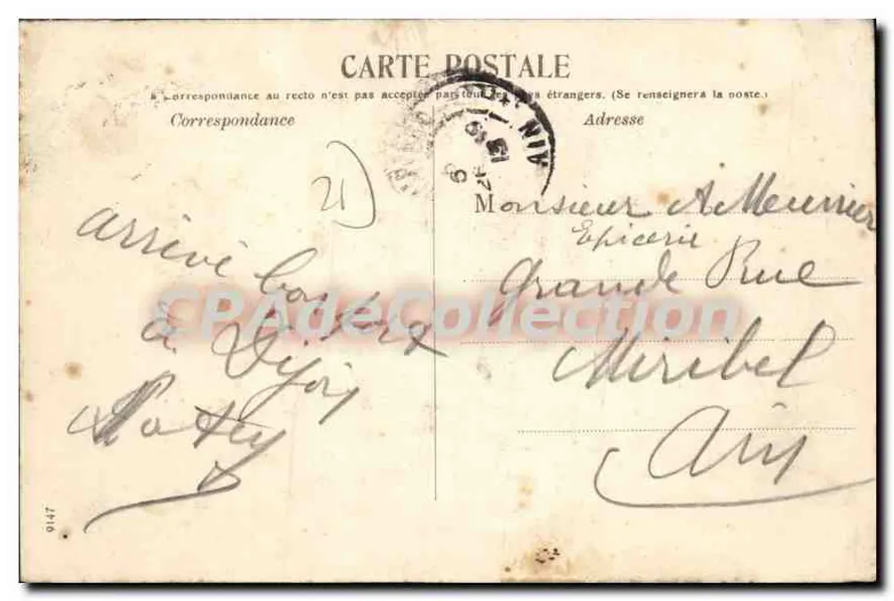 Arco do Triunfo — Paris — Editor L. Guillaume - Verso