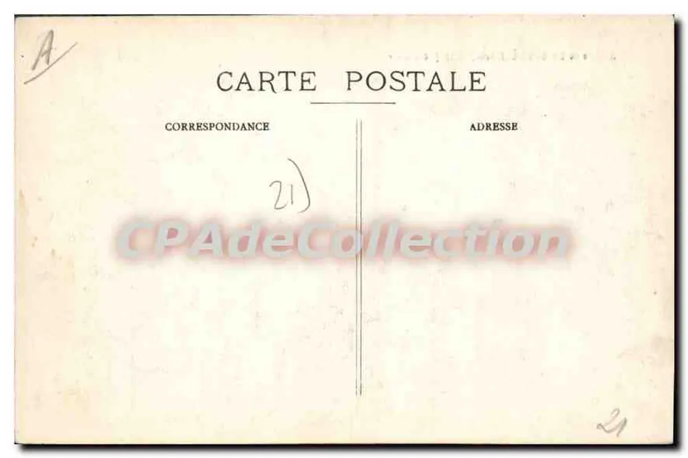 Abadia de LA BUSSIÈRE-sur-OUCHE (Côte-d'Or) — vista da abadia com suas janelas góticas — editor não identificado - Verso