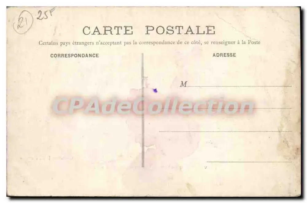 Flavigny (Côte-d'Or) — Vista geral (lado oeste) — Coleção J. L., Flavigny - Verso